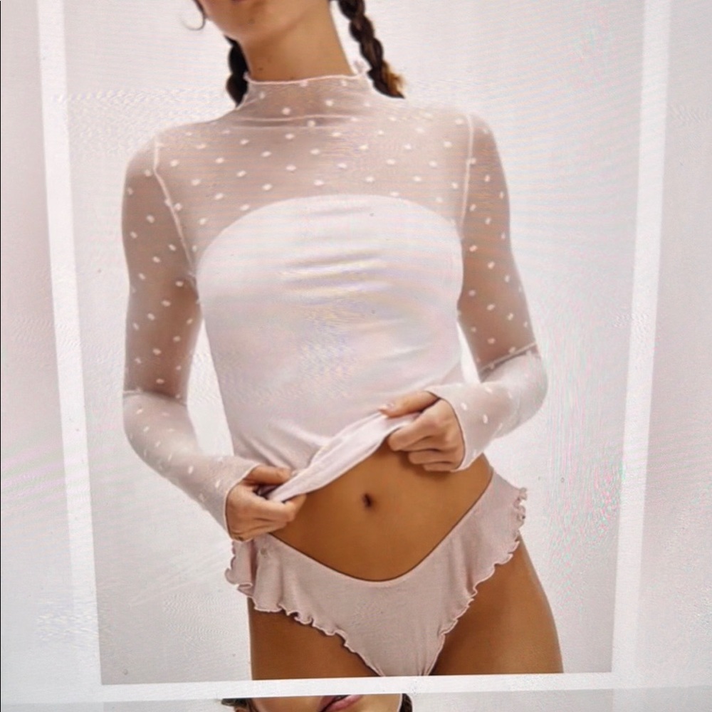 Free People On The Spot Long Sleeve Top - Picture 2 of 6